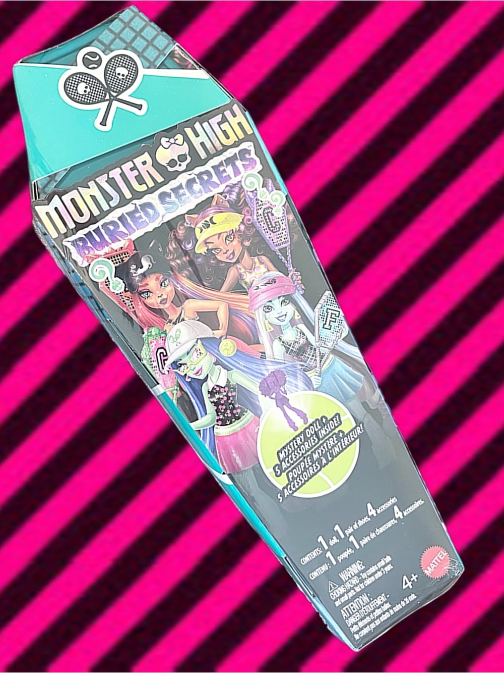Monster High Buried Secrets Mystery Doll Coffin Box - New and Sealed MATTEL